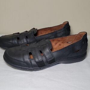 Cobb Hill Penfield Fisherman Woman's Slip-on Shoes Black Size 10